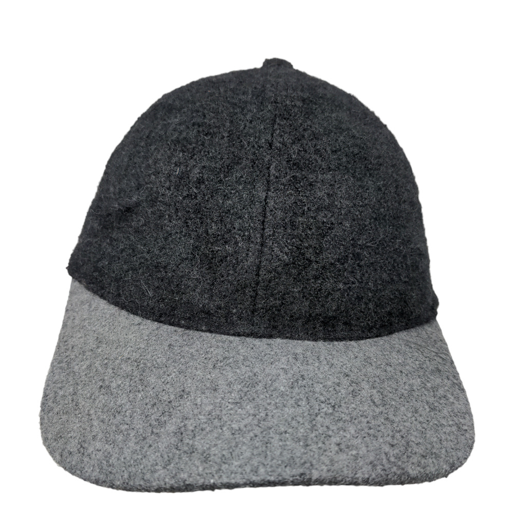 Zara Man Men's Stretchy Knit Hat Black Gray Size M 57CM Greatest Embroidered